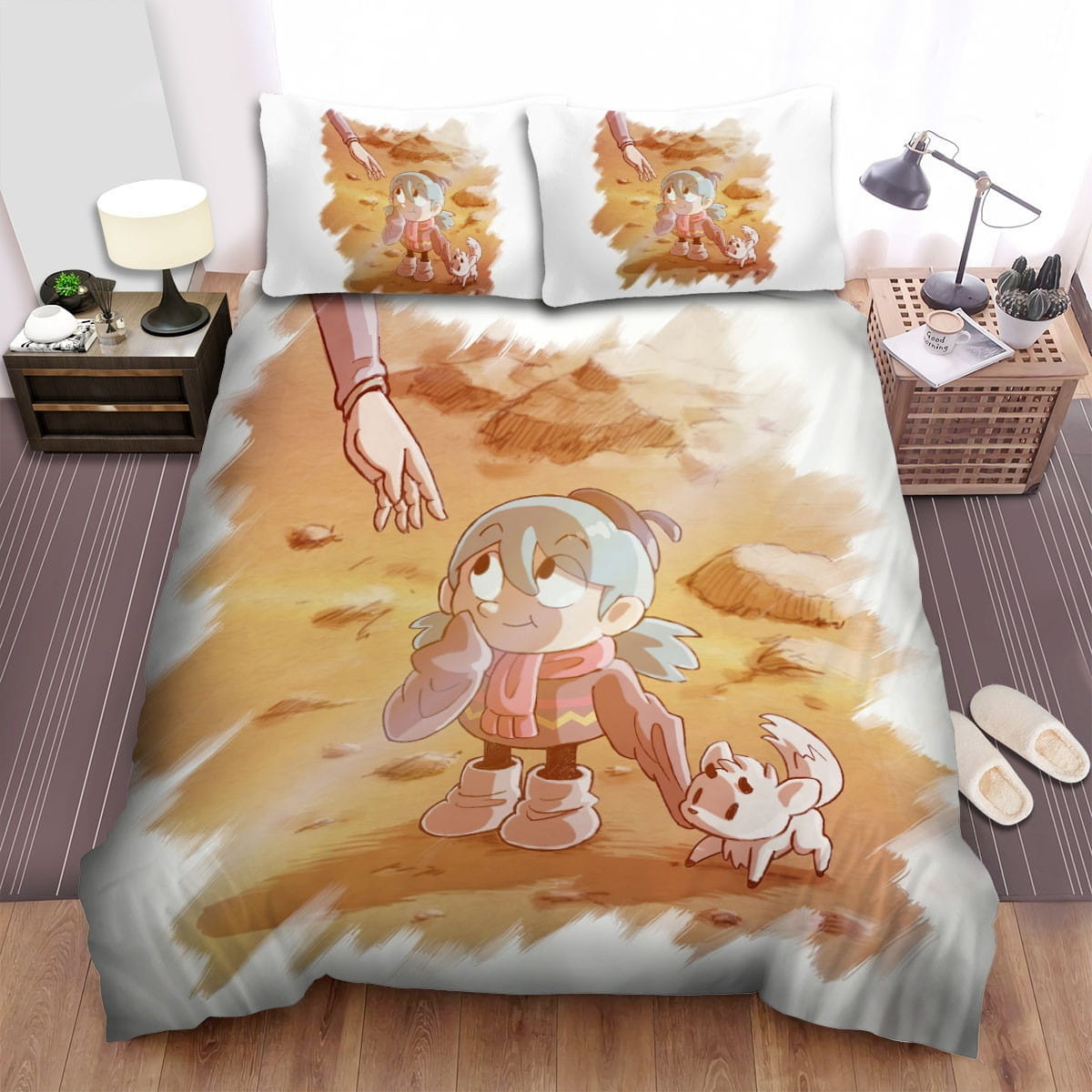 Hildas Childhood Bedding Set, Gift For Christmas, Birthday, Thanksgiving