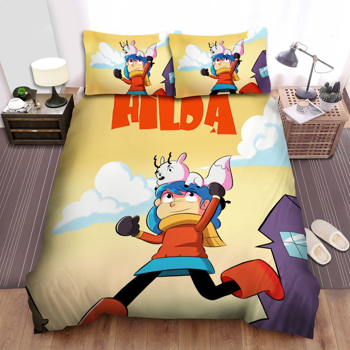 Hilda The Poster Bedding Sets, Flatsheet Gift For Wife, Husband, Besties