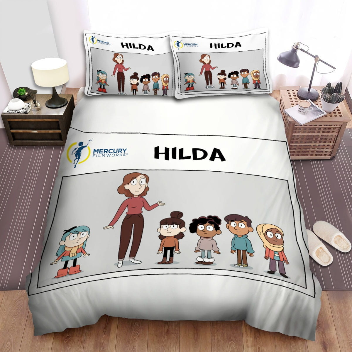 Hilda Teacher And Students Bedding Sets Duvet Cover, Flatsheet, Pillowcase For Your Lover
