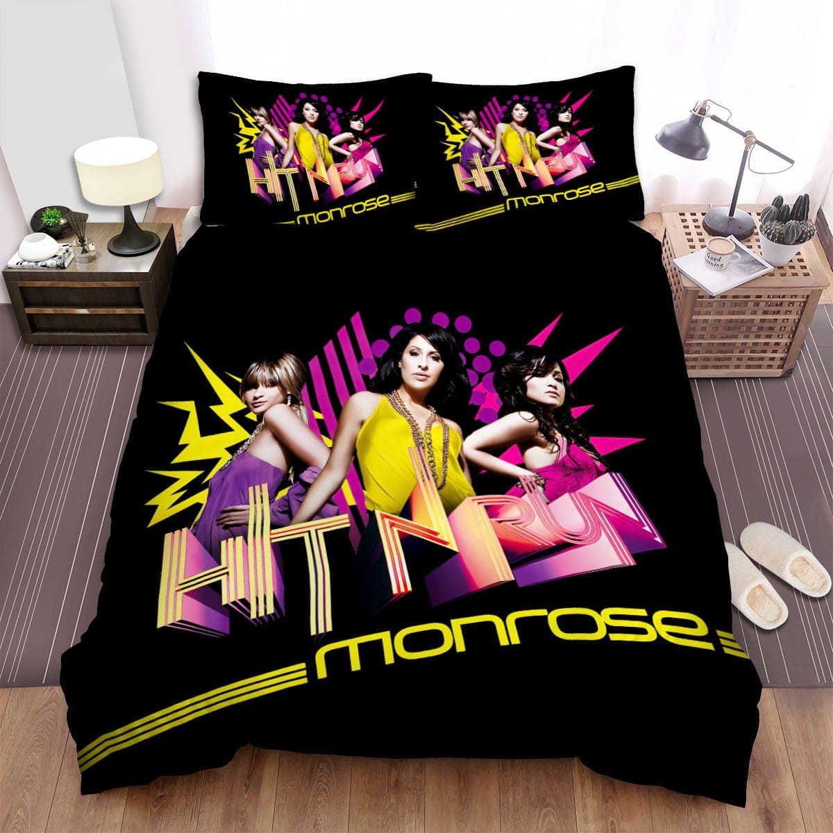 Hit N Run Monrose Bedding Sets Duvet Cover, Flatsheet, Pillowcase For Your Lover