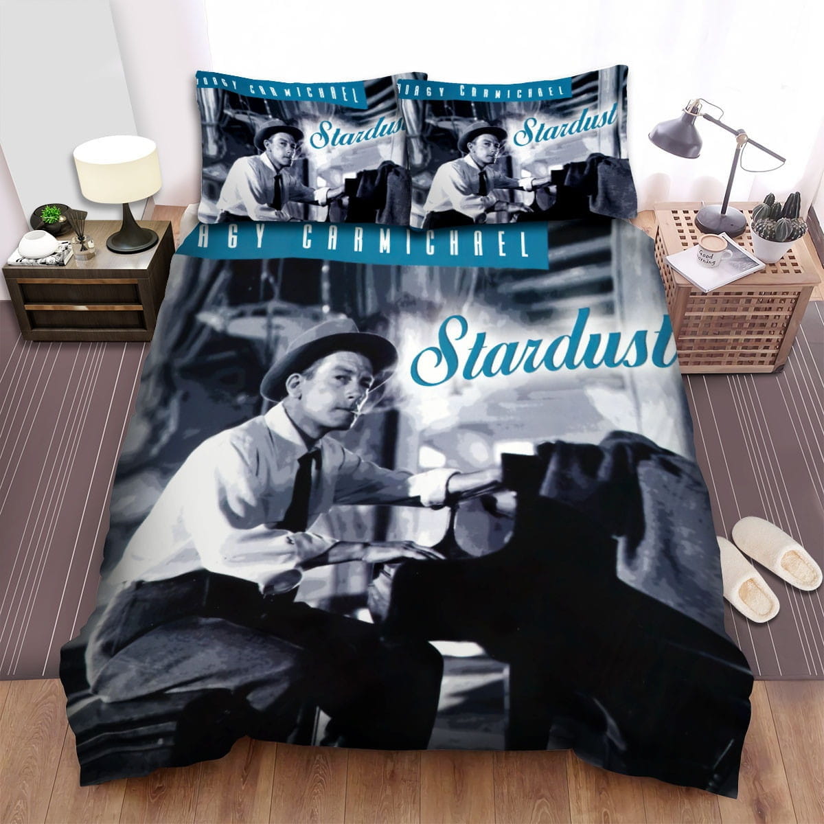 Hoagy Carmichael Stardust Decorative Bedding Sets with Duvet Cover, Flatsheet, Pillowcases