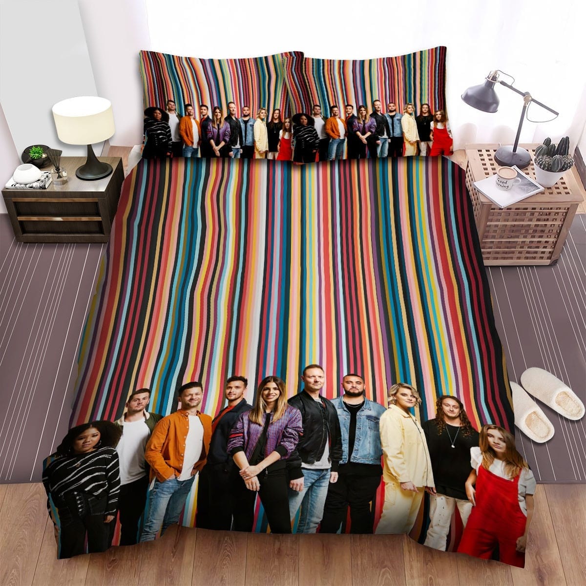 Hillsong Wallpaper Worship Bedding Sets, Flatsheet Gift For Wife, Husband, Besties