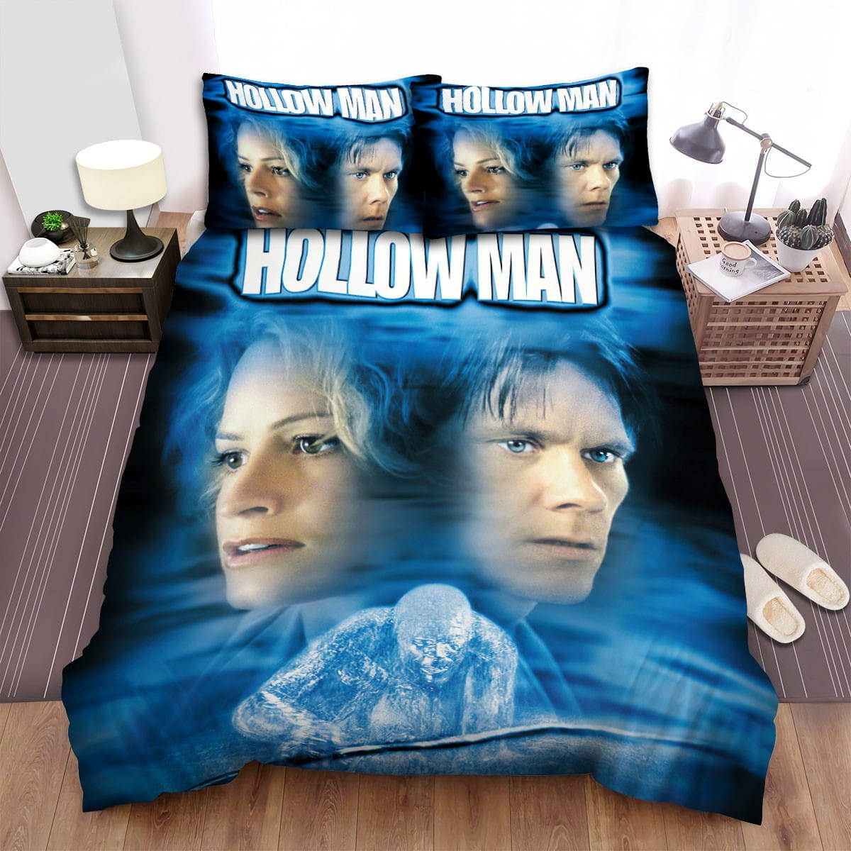 Hollow Man Poster Decorative Bedding Sets with Duvet Cover, Flatsheet, Pillowcases