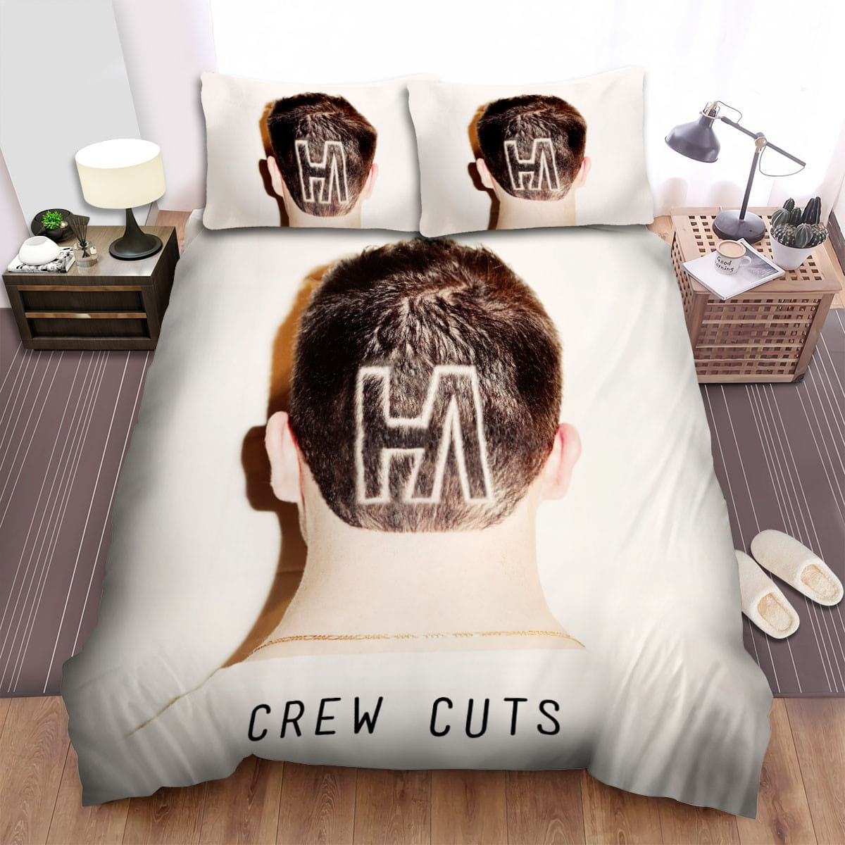 Hoodie Allen Crew Cuts Bedding Set, Gift For Christmas, Birthday, Thanksgiving