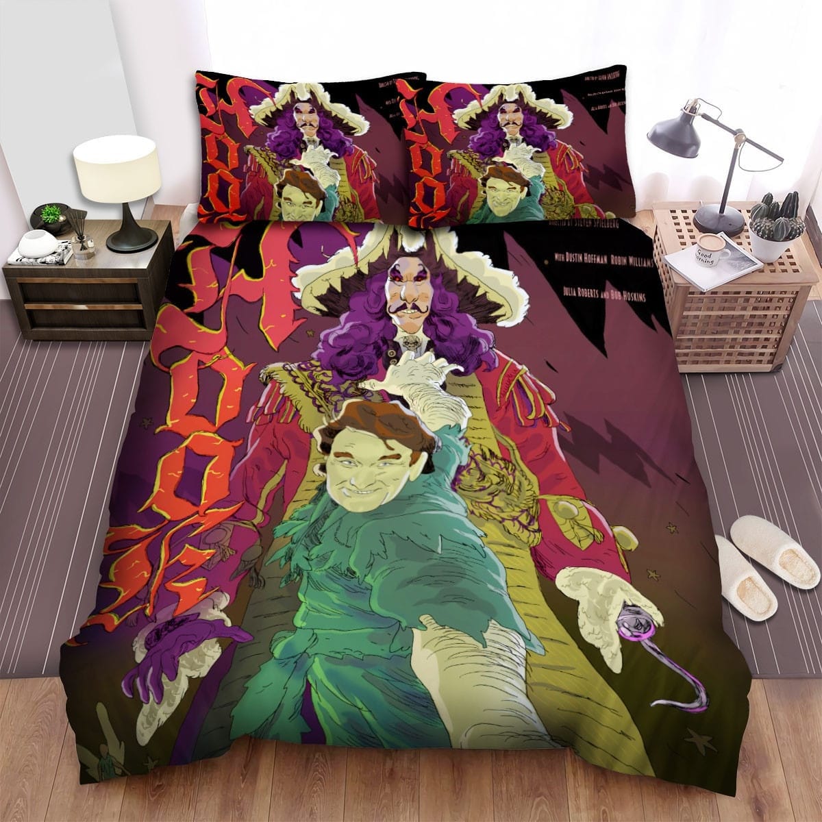 Hook Movie Digital Art Bedding Sets Duvet Cover, Flatsheet, Pillowcase For Your Lover