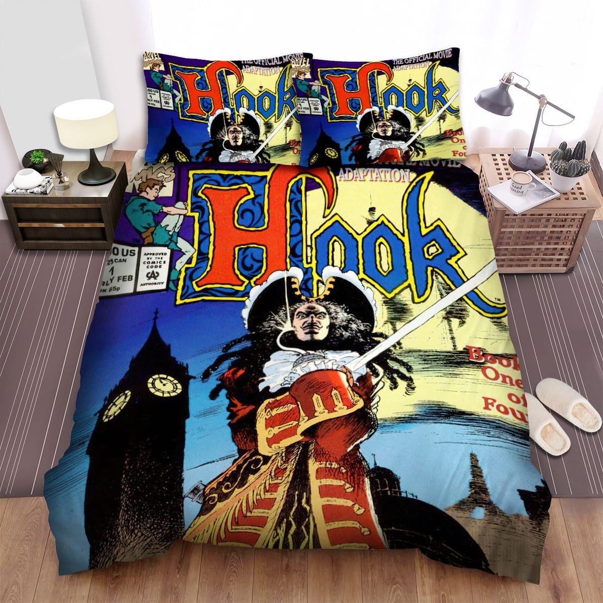 Hook Movie Art 2 Bedding Set, Gift For Christmas, Birthday, Thanksgiving