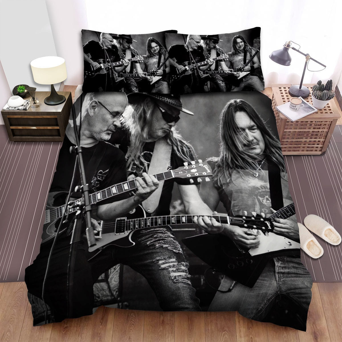 Hula Hoop Performing Bedding Sets, Flatsheet Gift For Christmas, Thanksgiving, Halloween