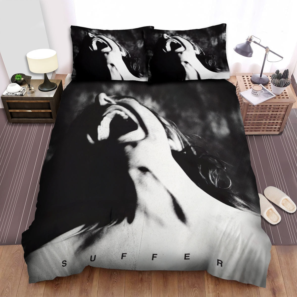 Hurts Band Suffer Bedding Sets, Flatsheet Gift For Wife, Husband, Besties