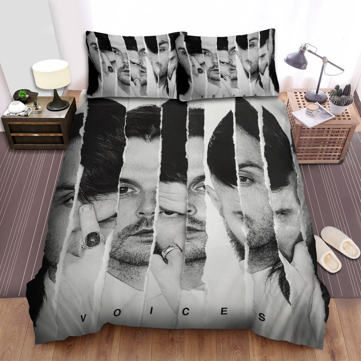 Hurts Band Voices Decorative Bedding Sets with Duvet Cover, Flatsheet, Pillowcases