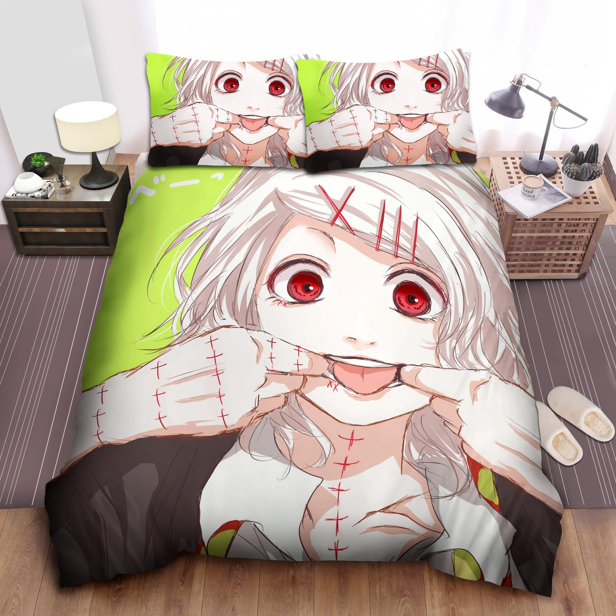 Humorous Juuzou Suzuya Bedding Sets Duvet Cover, Flatsheet, Pillowcases For Every Bedroom
