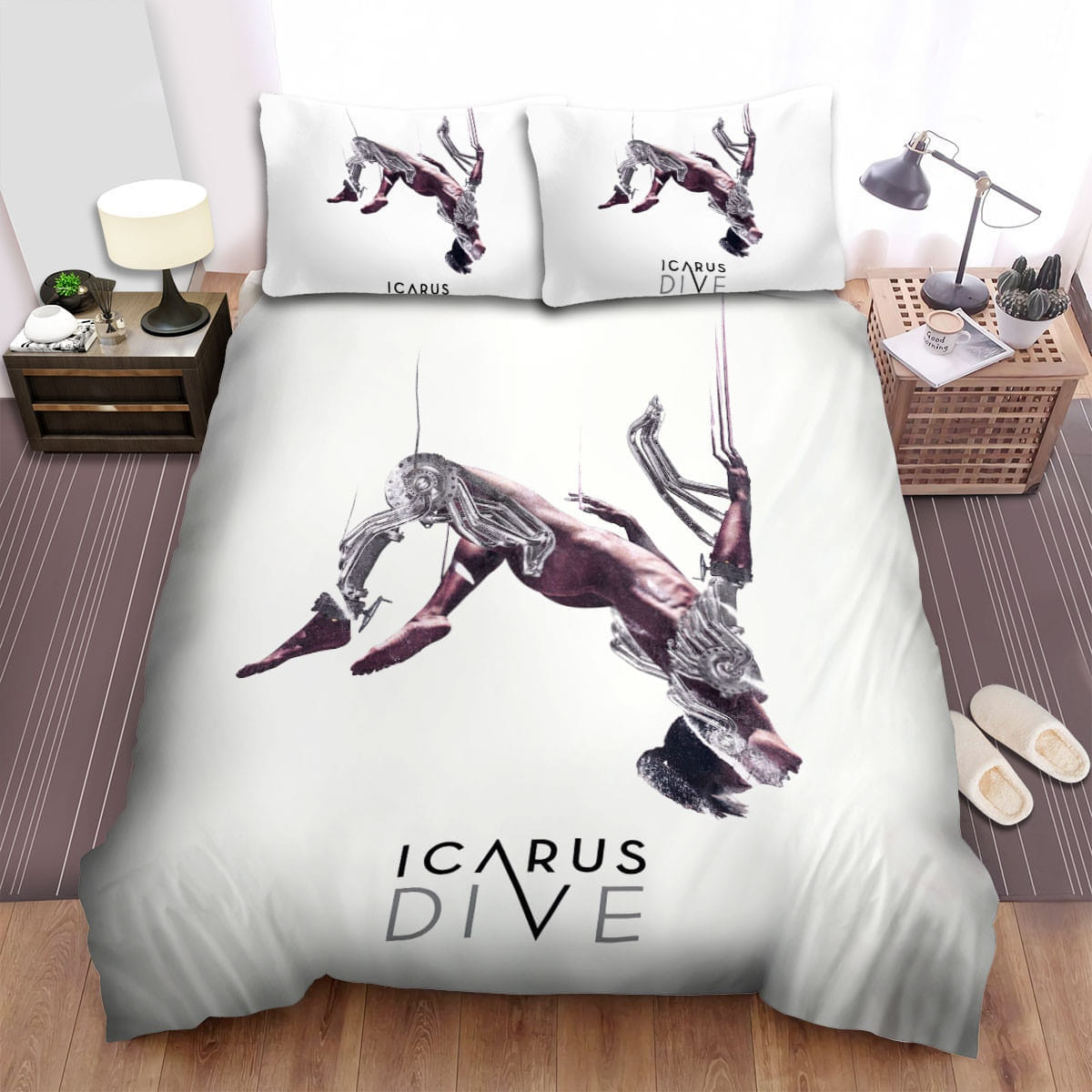 Icarus Dive Bedding Sets Duvet Cover, Flatsheet, Pillowcase For Your Lover
