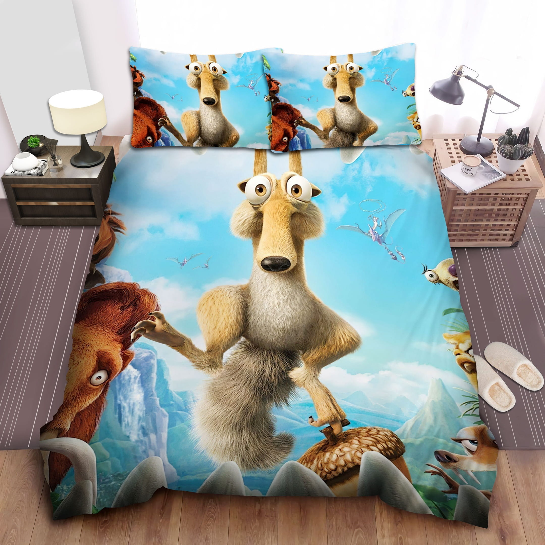 Ice Age Dinosaur Teeth Bedding Sets Duvet Cover, Flatsheet, Pillowcases For Every Bedroom