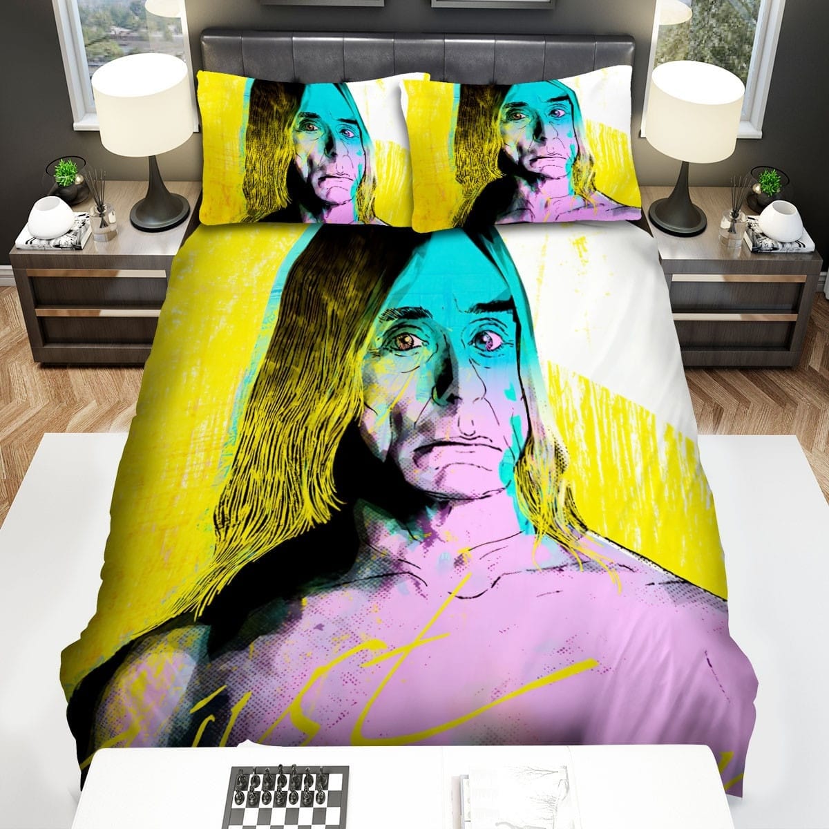 Iggy Pop Bedding Sets Duvet Cover, Flatsheet, Pillowcases Perfect Gift For Fans