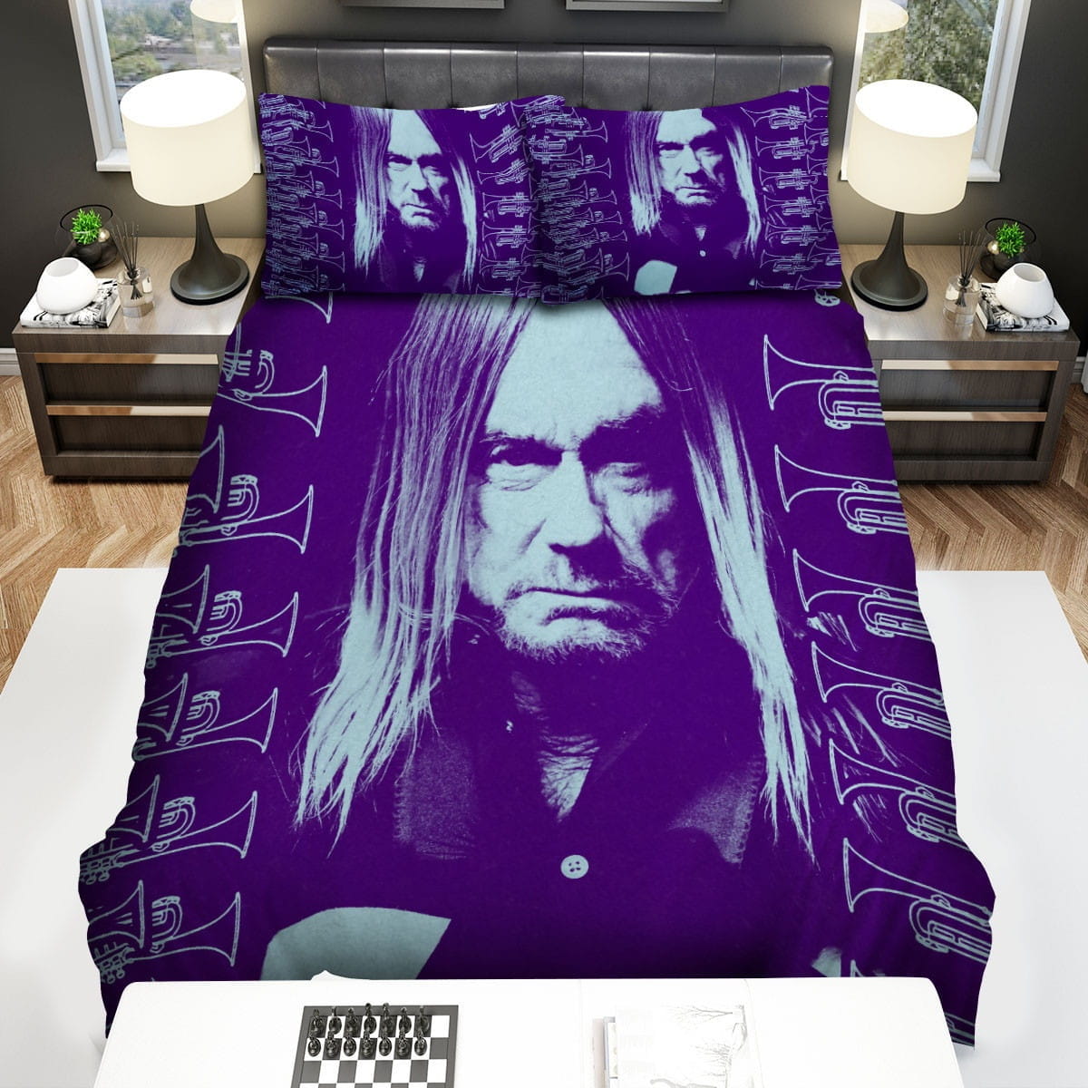 Iggy Pop Bedding Sets, Flatsheet Gift For Wife, Husband, Besties