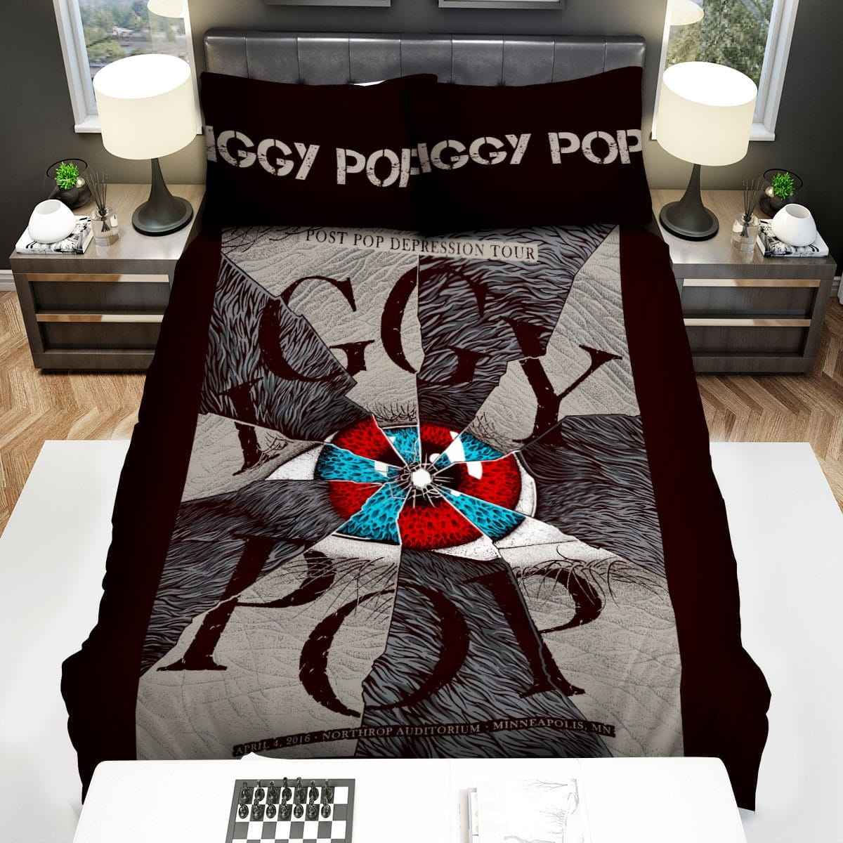 Iggy Pop Bedding Set, Gift For Christmas, Birthday, Thanksgiving
