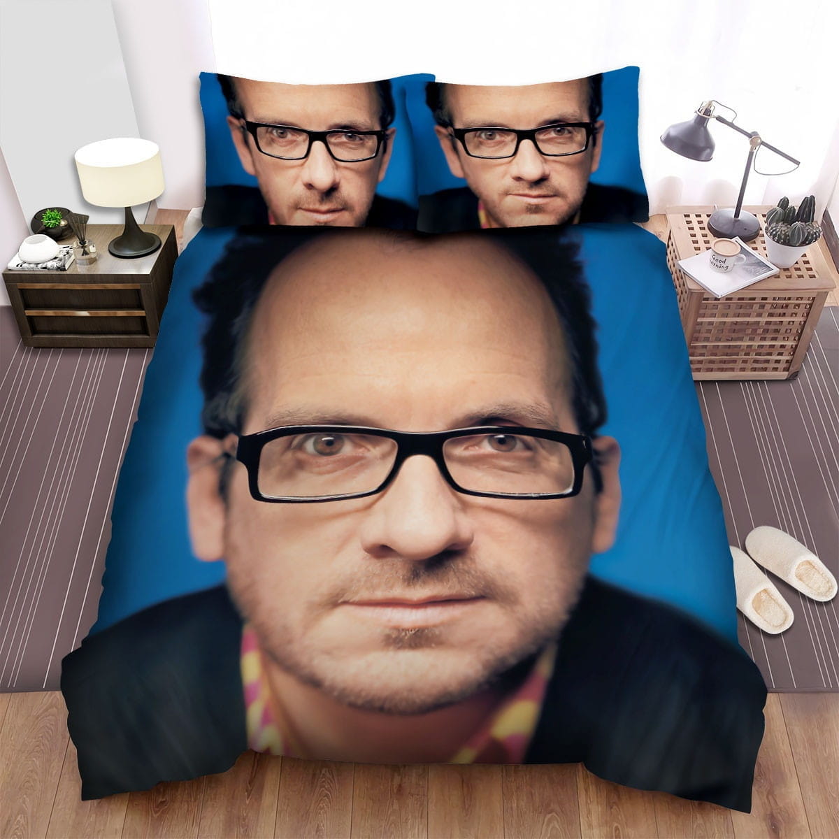 Il Sogno Elvis Costello Decorative Bedding Sets with Duvet Cover, Flatsheet, Pillowcases