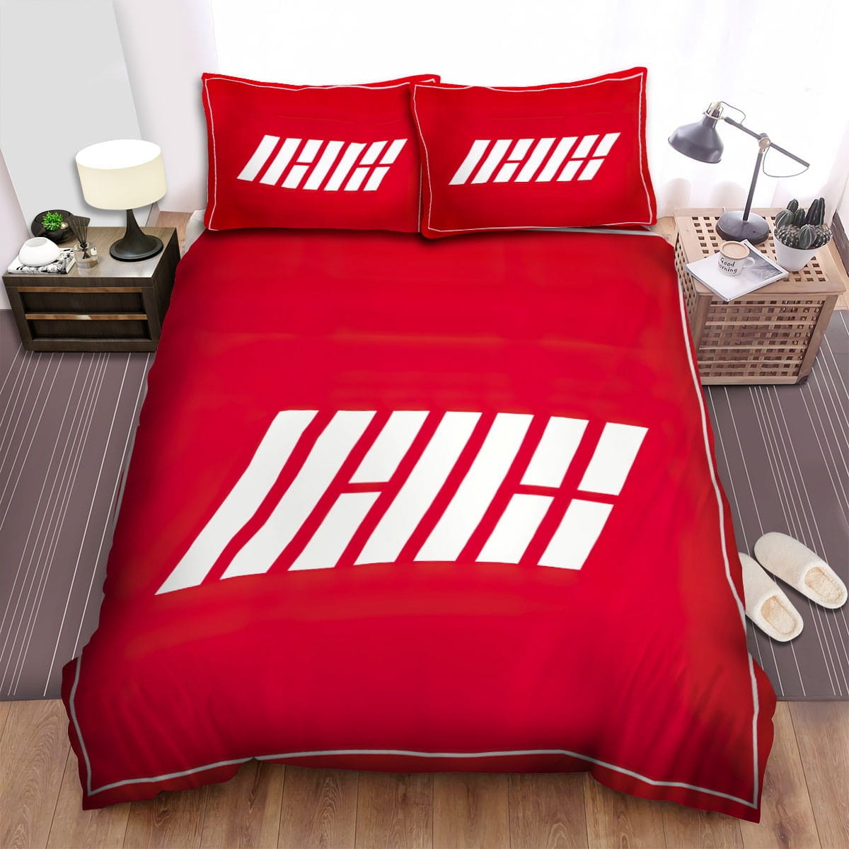 Ikon Rhythm Ta Album Cover Decorative Bedding Sets with Duvet Cover, Flatsheet, Pillowcases