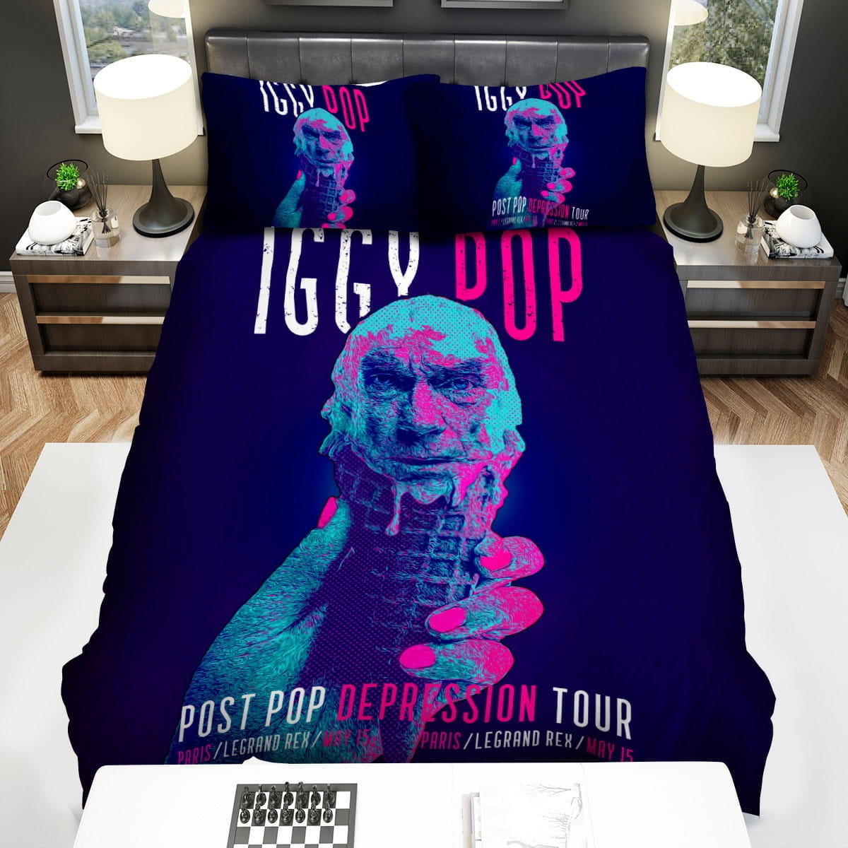 Iggy Pop Icescream Bedding Sets, Flatsheet Gift For Wife, Husband, Besties