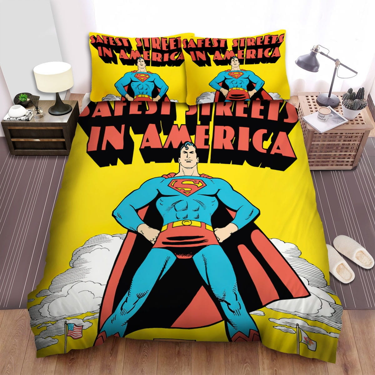Illinois Metropolis Bedding Sets, Flatsheet Gift For Christmas, Thanksgiving, Halloween