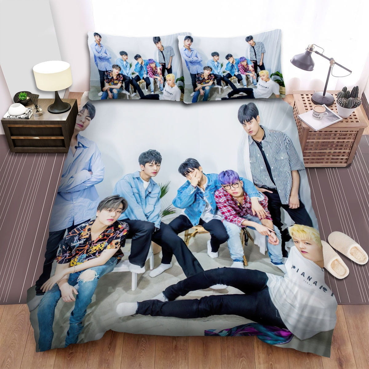 Ikon Vlive Osen Photoshoot Bedding Sets Duvet Cover, Flatsheet, Pillowcases For Every Bedroom
