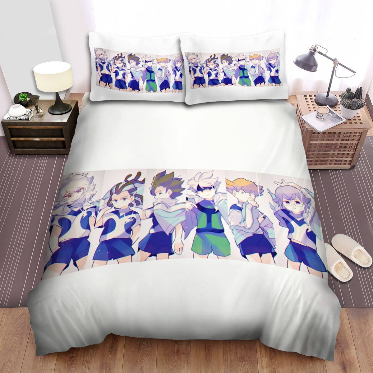 Inazuma Eleven Friends Bedding Sets Duvet Cover, Flatsheet, Pillowcase For Your Lover