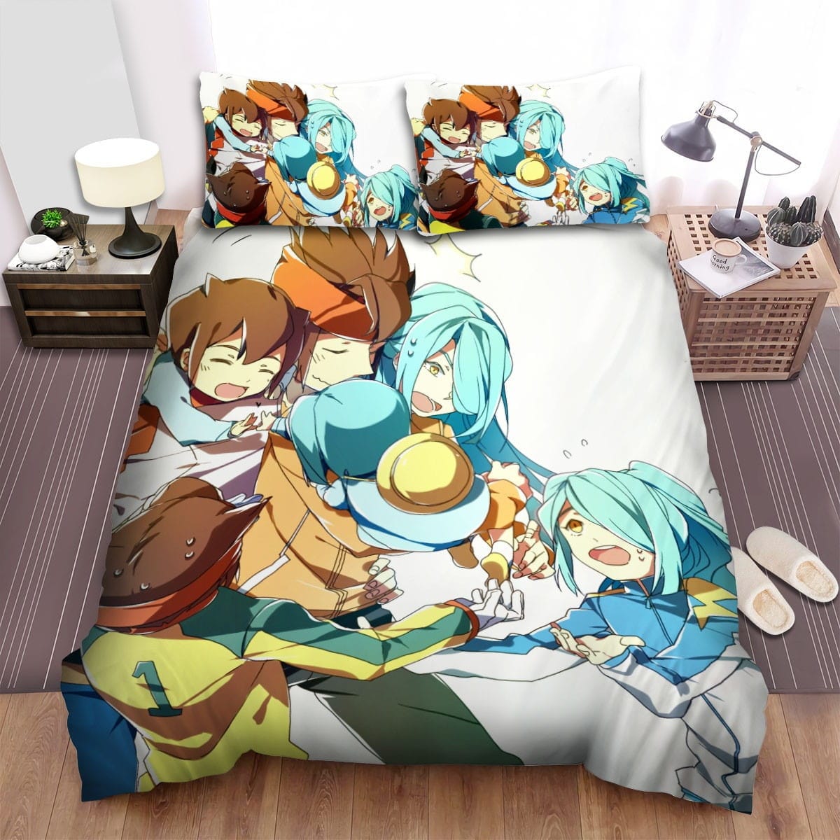 Inazuma Eleven Harems Decorative Bedding Sets with Duvet Cover, Flatsheet, Pillowcases