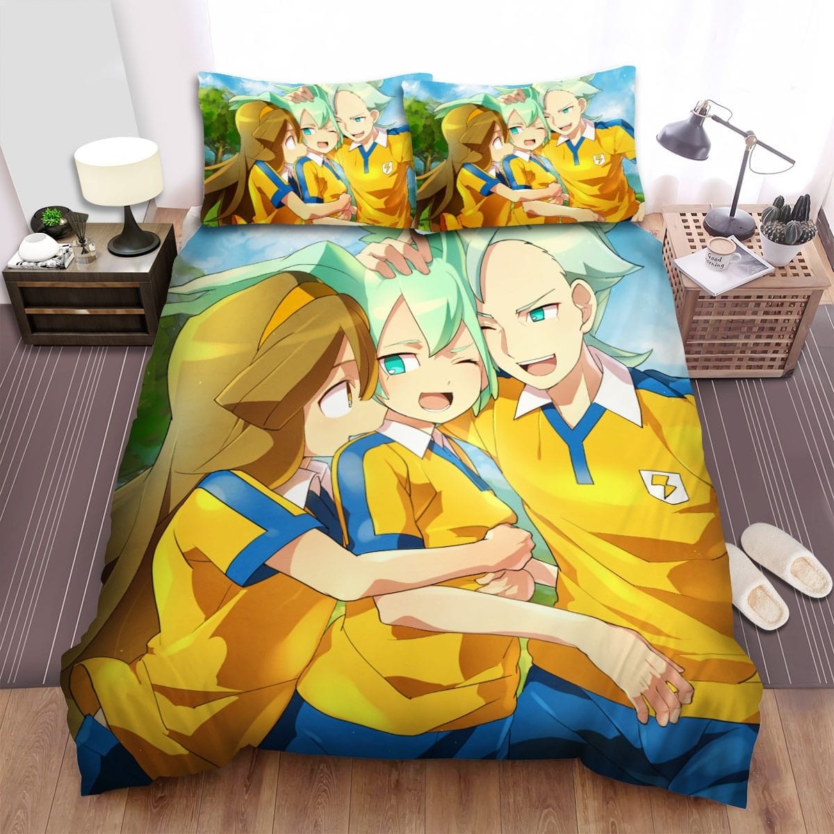 Inazuma Eleven Friendship Bedding Set, Gift For Christmas, Birthday, Thanksgiving