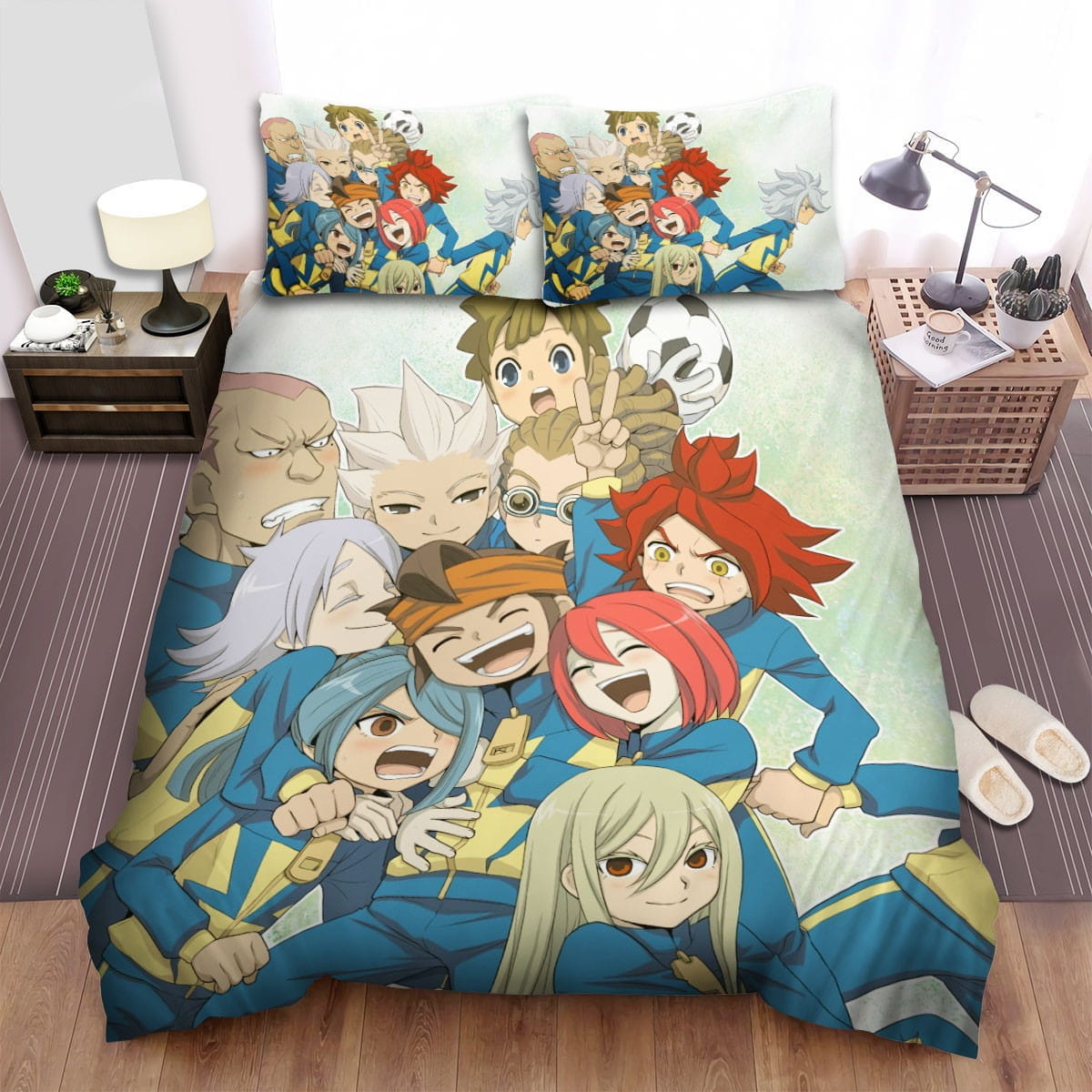 Inazuma Eleven Group Image Bedding Sets Duvet Cover, Flatsheet, Pillowcase For Your Lover