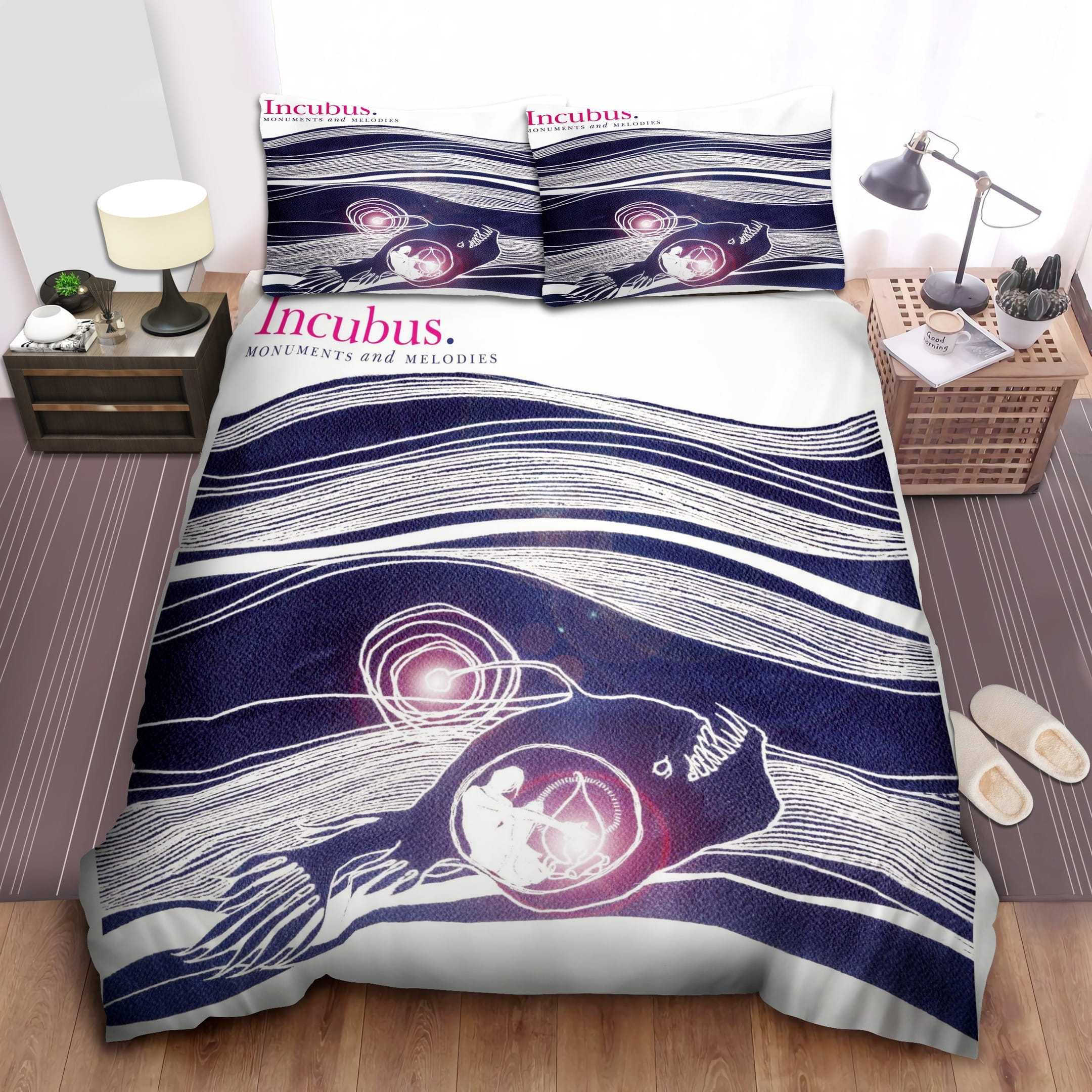Incubus Album Decorative Bedding Sets with Duvet Cover, Flatsheet, Pillowcases