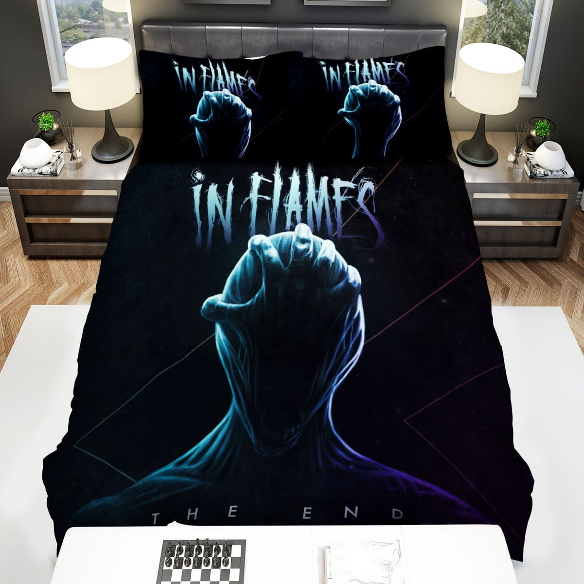 In Flames The End Bedding Sets Duvet Cover, Flatsheet, Pillowcases For Every Bedroom