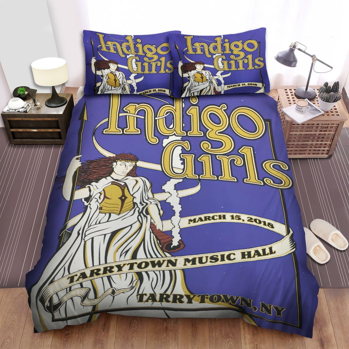 Indigo Girls Poster Bedding Sets Duvet Cover, Flatsheet, Pillowcases For Every Bedroom