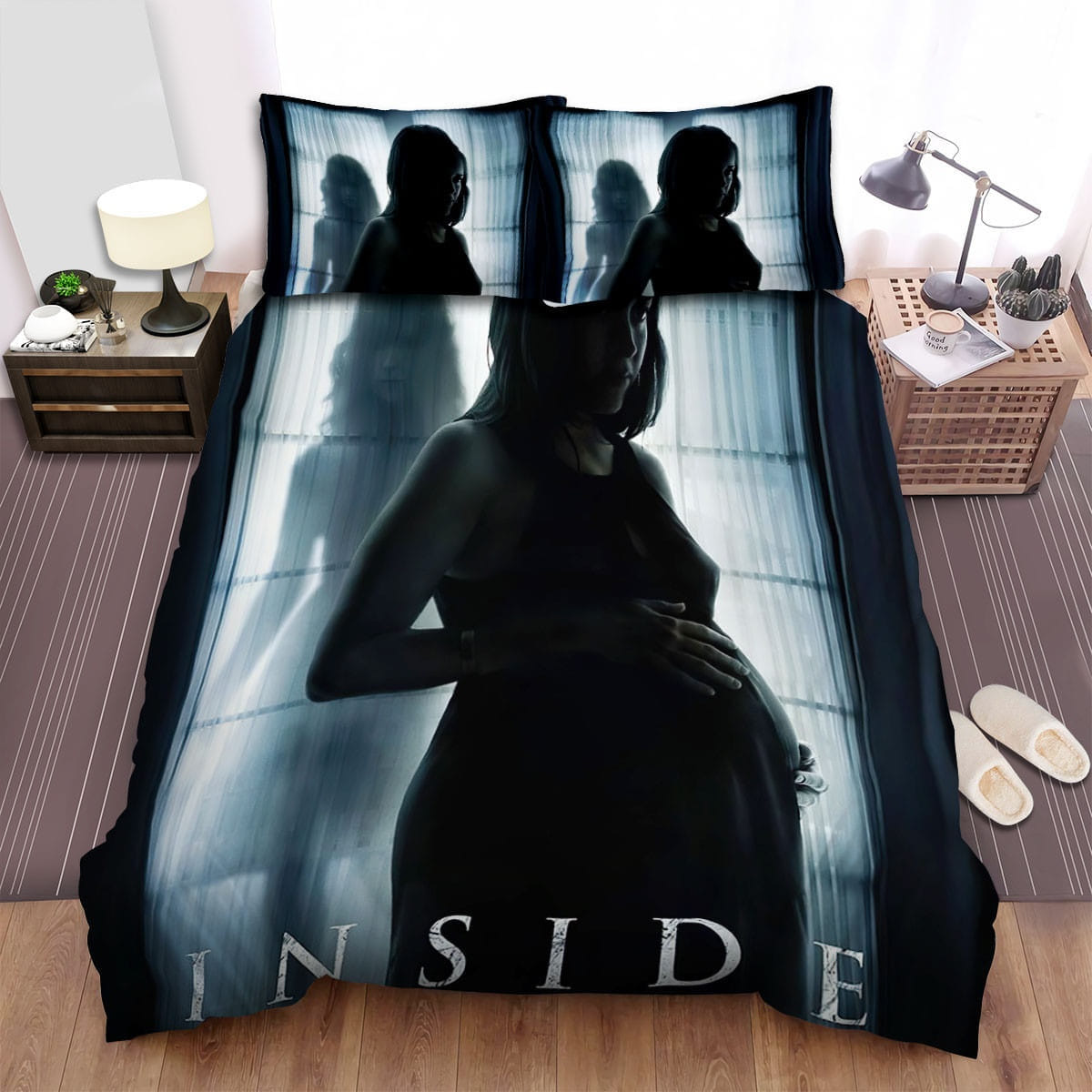 Inside (2007) Pregnant Bedding Sets, Flatsheet Gift For Wife, Husband, Besties