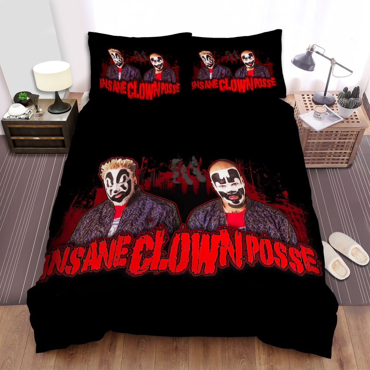 Insane Clown Posse Band Bedding Sets Duvet Cover, Flatsheet, Pillowcases For Every Bedroom