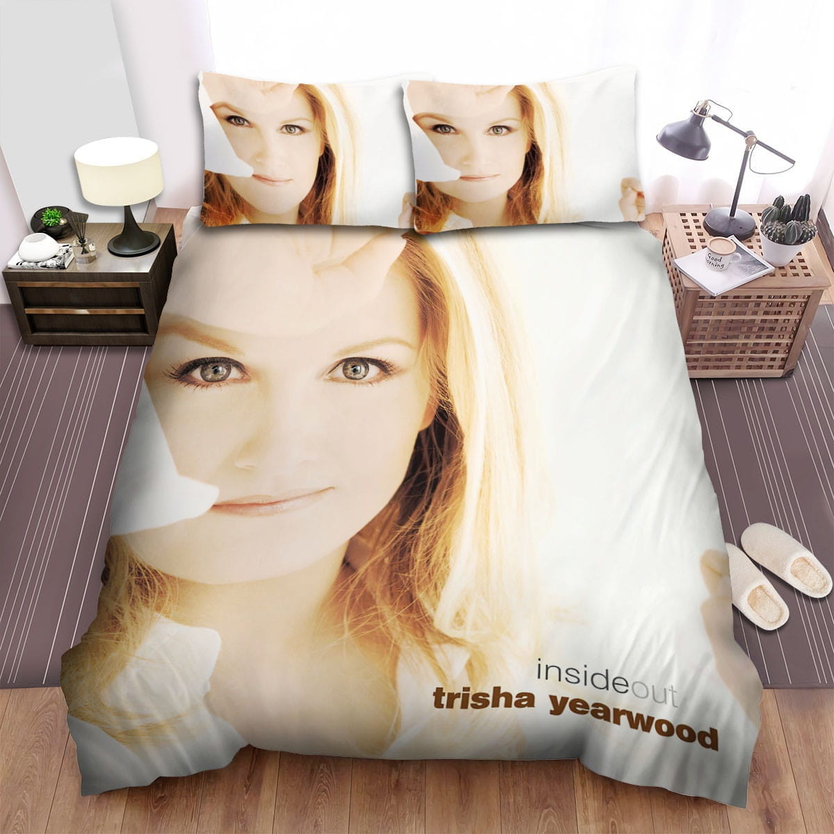 Insideout Trisha Yearwood Bedding Sets Duvet Cover, Flatsheet, Pillowcases Perfect Gift For Fans