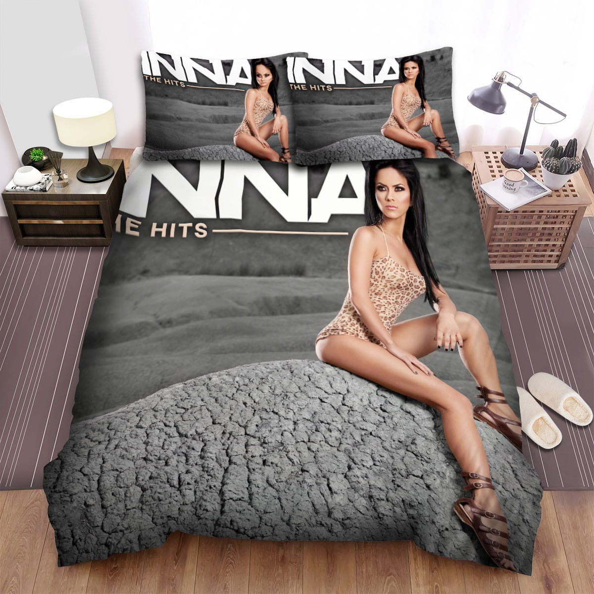 Inna Music The Hits Bedding Sets Duvet Cover, Flatsheet, Pillowcases Perfect Gift For Fans