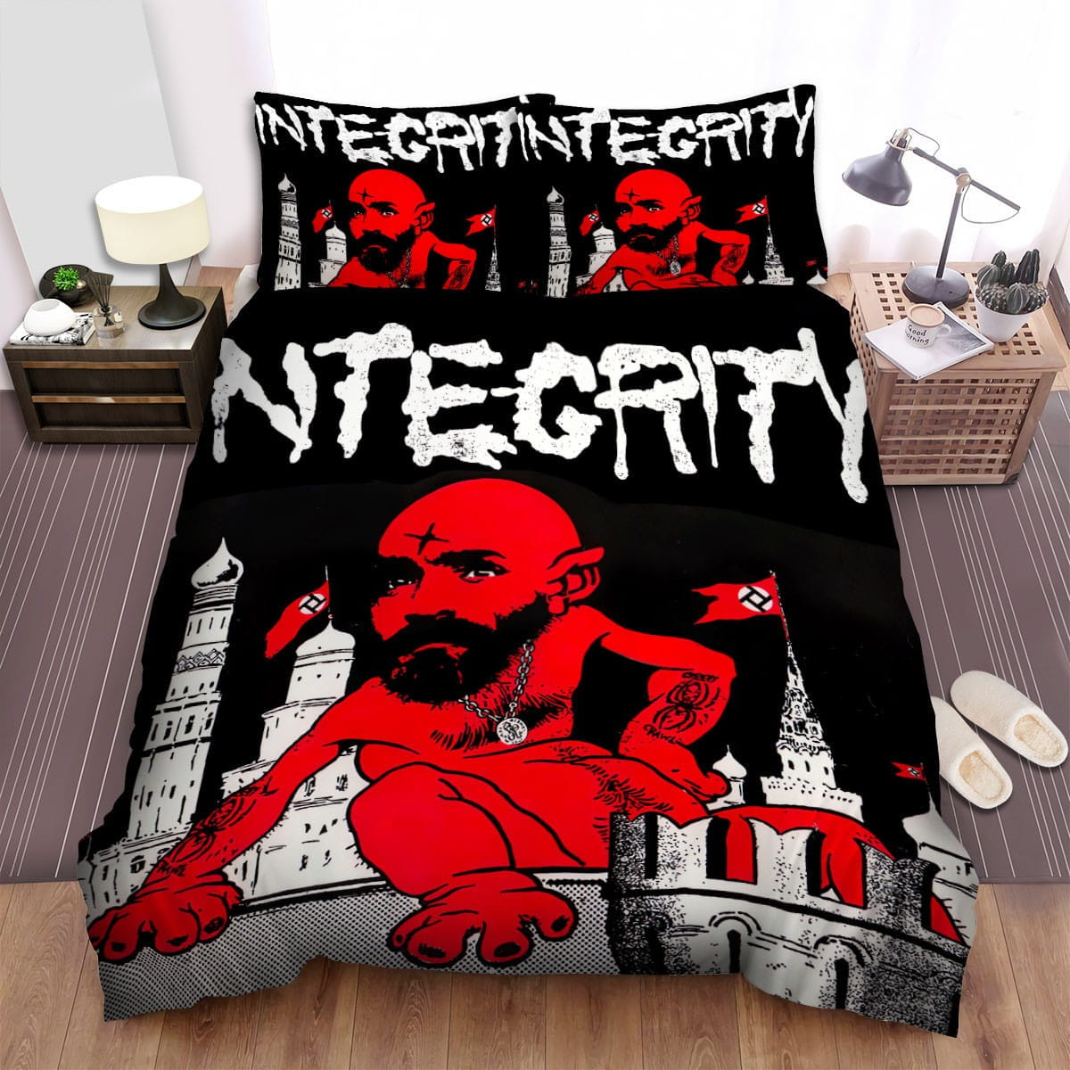 Integrity Cover Photo Bedding Sets, Flatsheet Gift For Christmas, Thanksgiving, Halloween