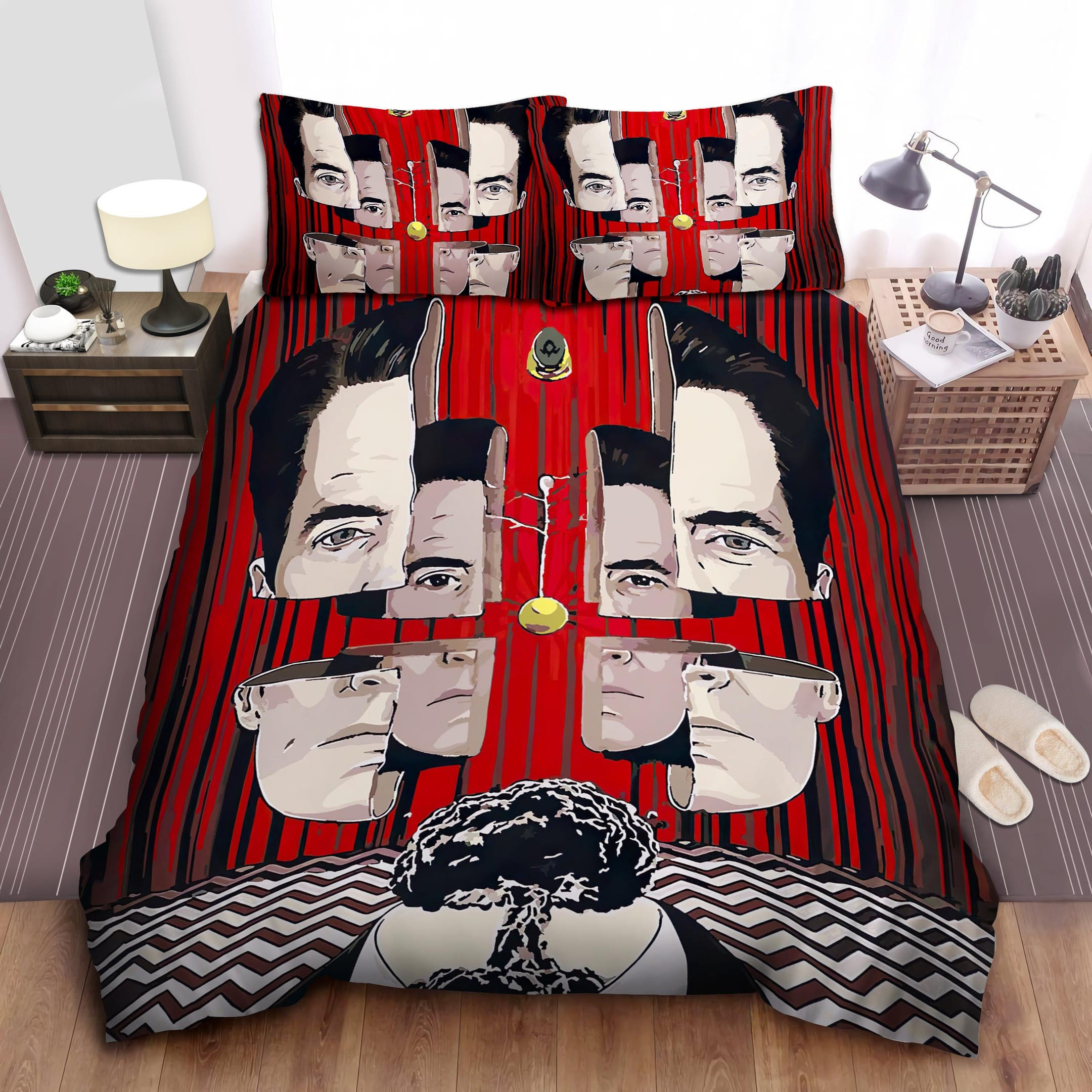 Inside Dale Cooper Bedding Set, Gift For Christmas, Birthday, Thanksgiving