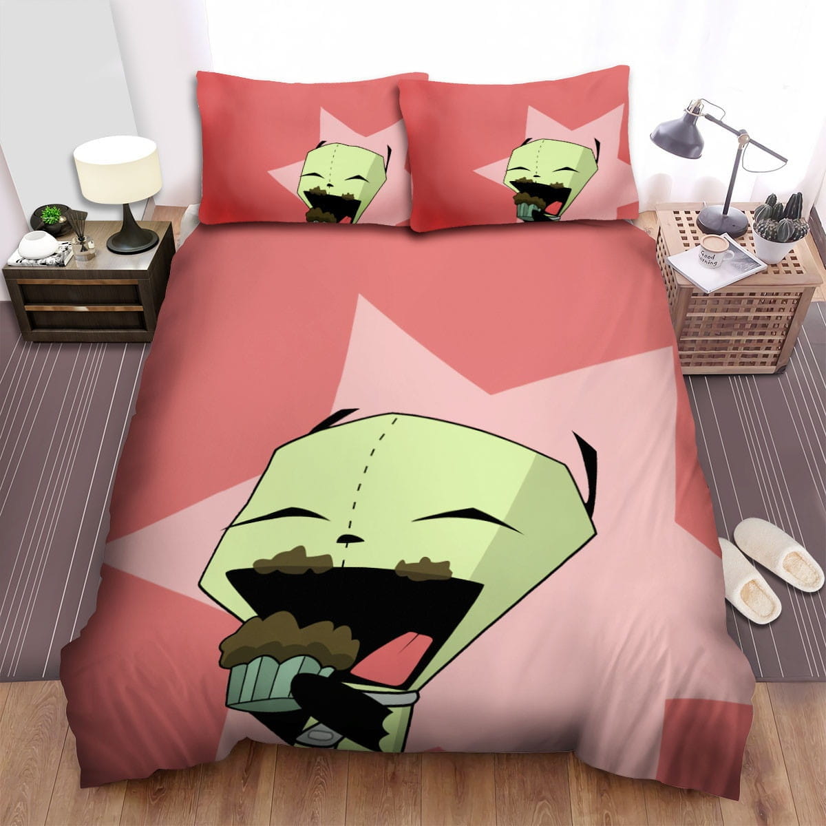 Invader Zim Funny Gir Bedding Sets Duvet Cover, Flatsheet, Pillowcase For Your Lover