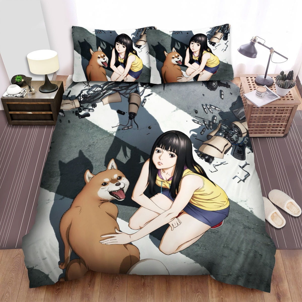 Inuyashiki Mari Inuyashiki Bedding Sets Duvet Cover, Flatsheet, Pillowcases Perfect Gift For Fans