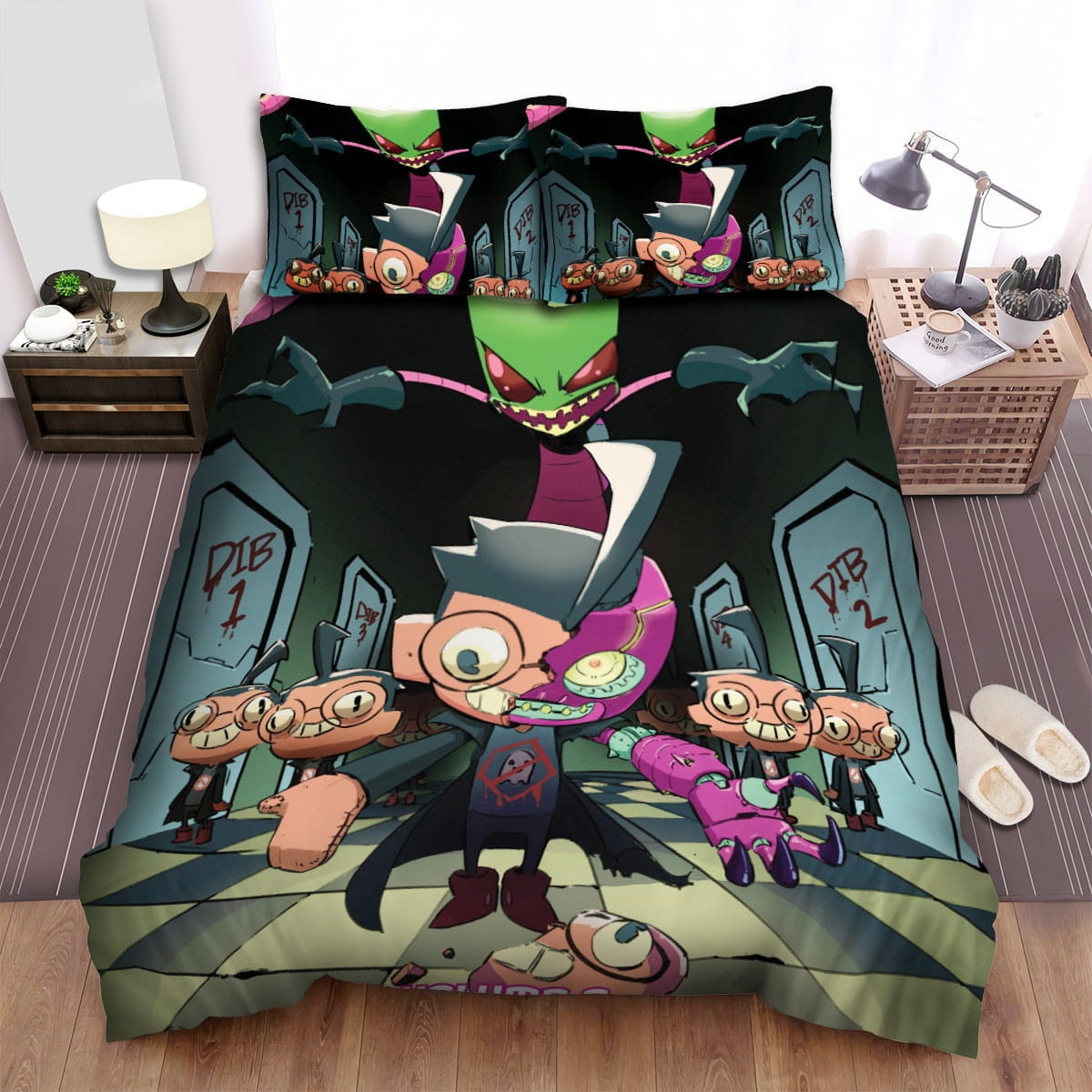 Invader Zim Zims Army The Bedding Sets Duvet Cover, Flatsheet, Pillowcase For Your Lover
