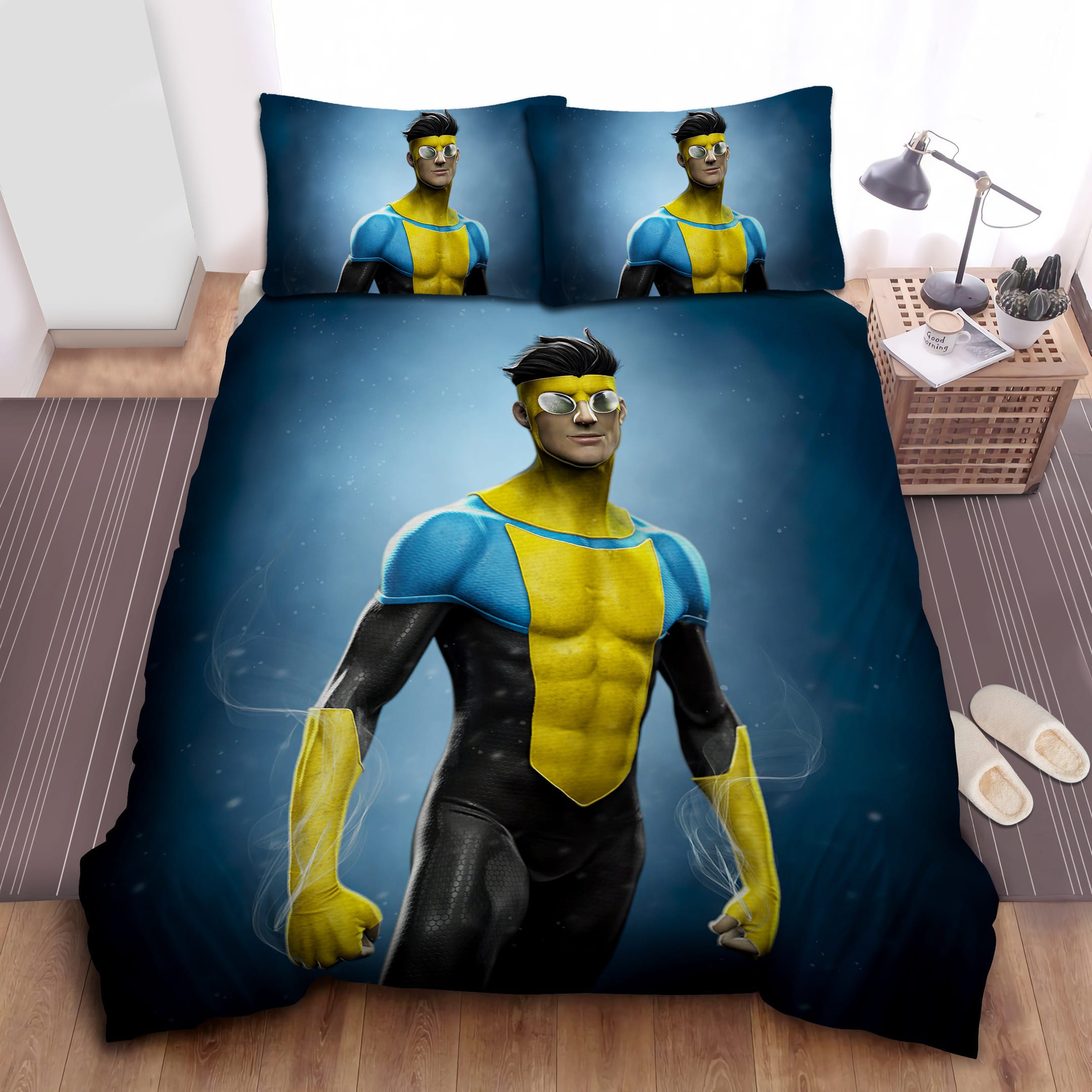 Invincible Bedding Sets, Flatsheet Gift For Wife, Husband, Besties