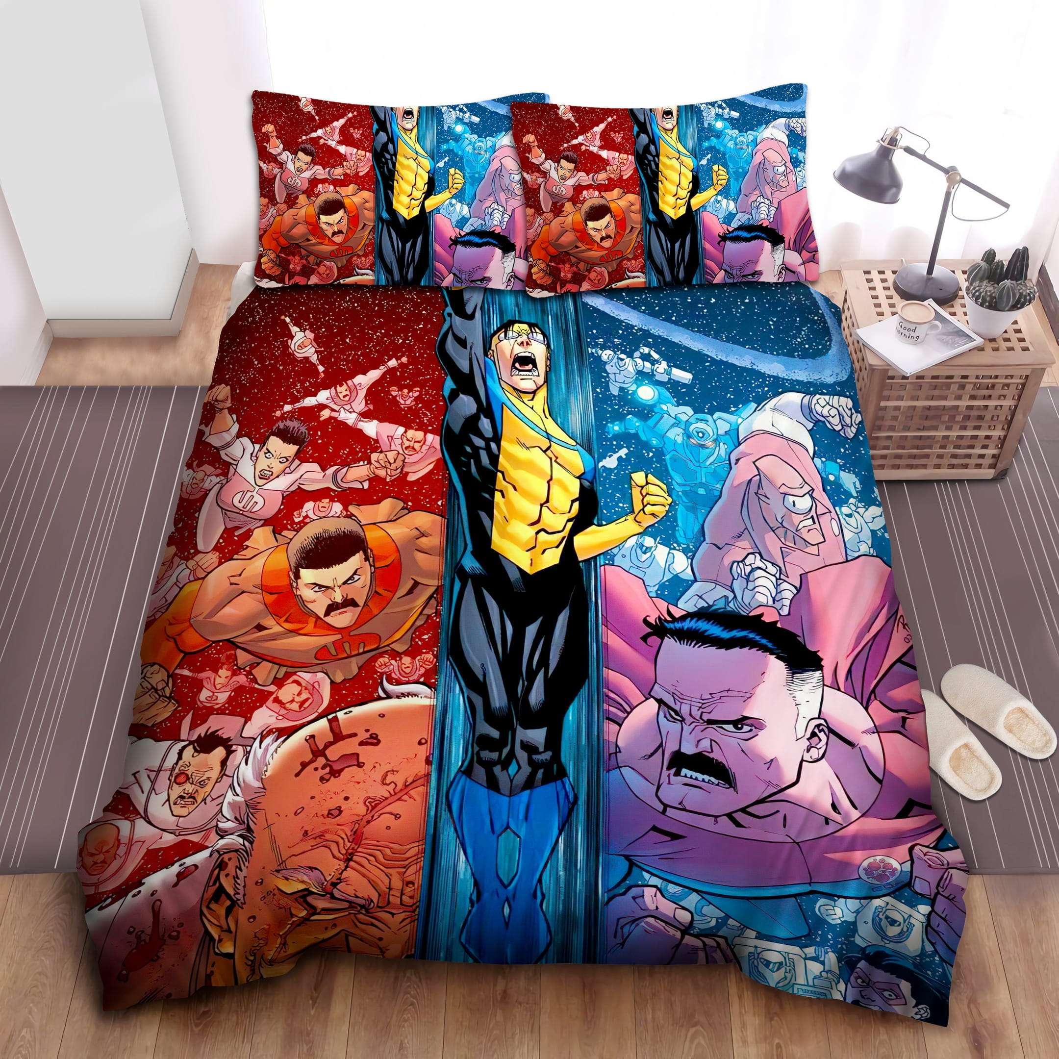 Invincible Bedding Set, Gift For Christmas, Birthday, Thanksgiving