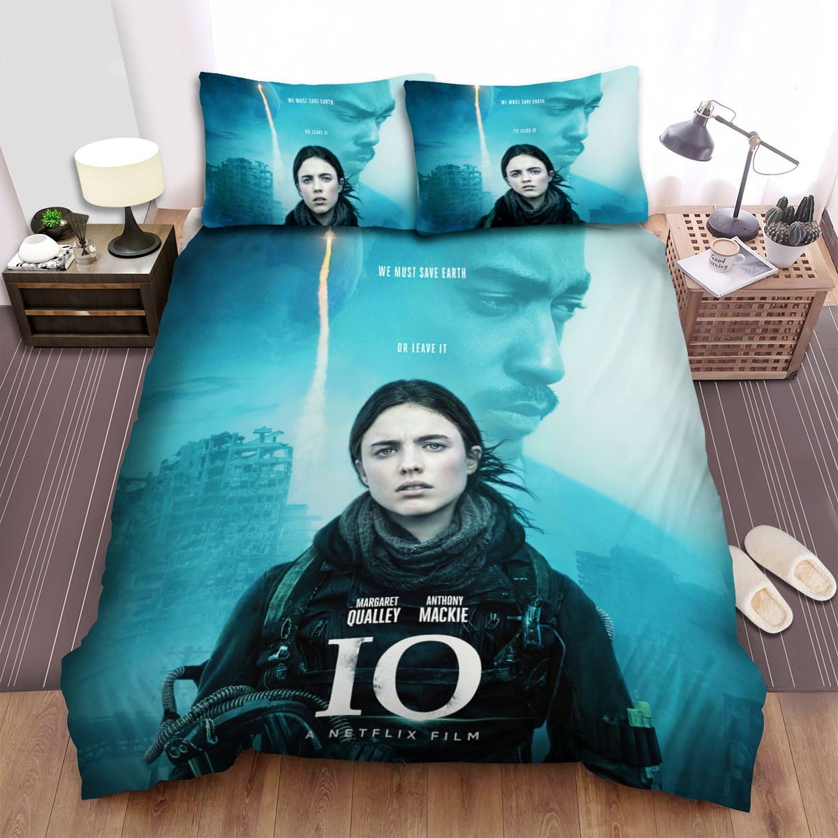 Io Sam Walden Poster Bedding Set, Gift For Christmas, Birthday, Thanksgiving