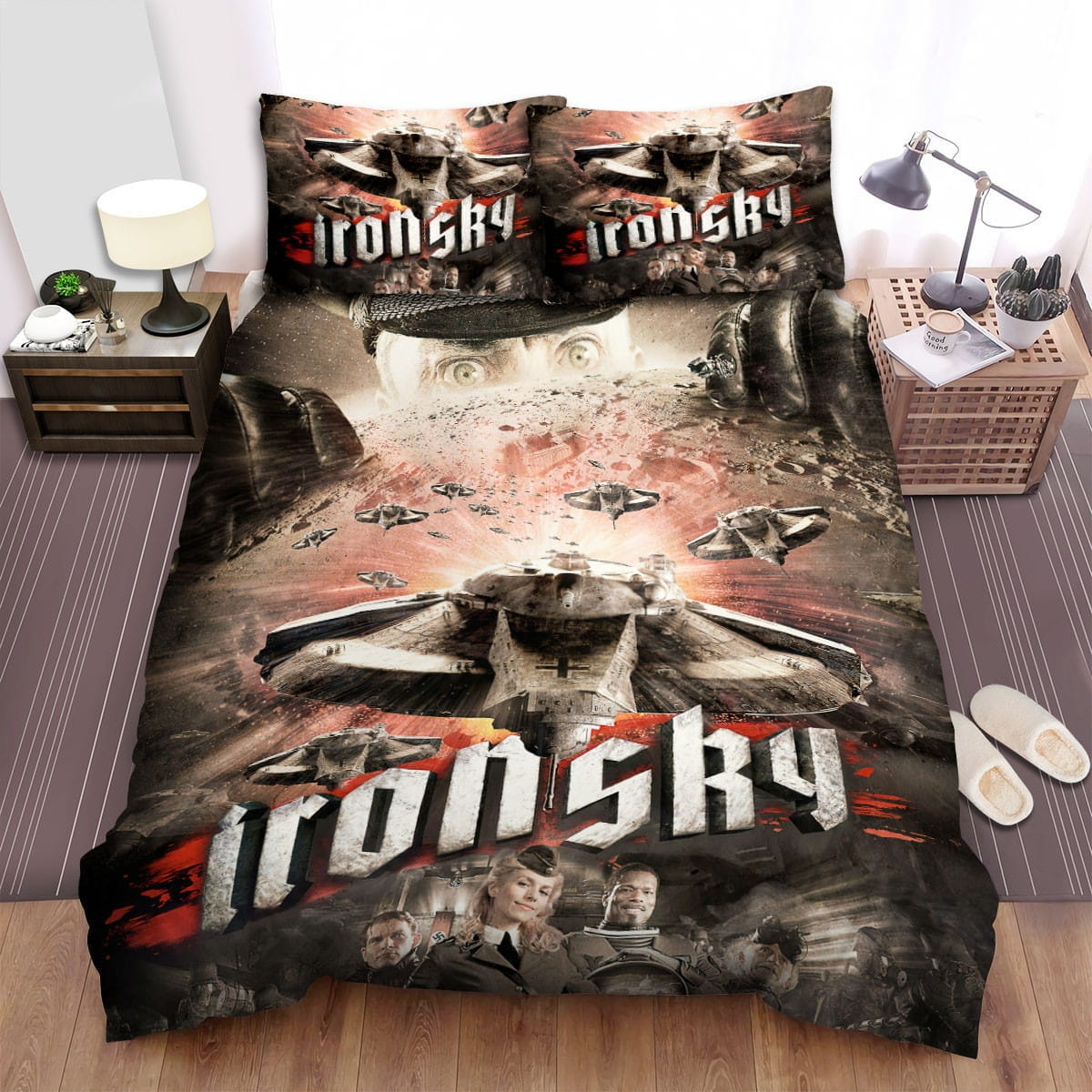 Iron Sky Movie Poster 3 Bedding Sets Duvet Cover, Flatsheet, Pillowcase For Your Lover