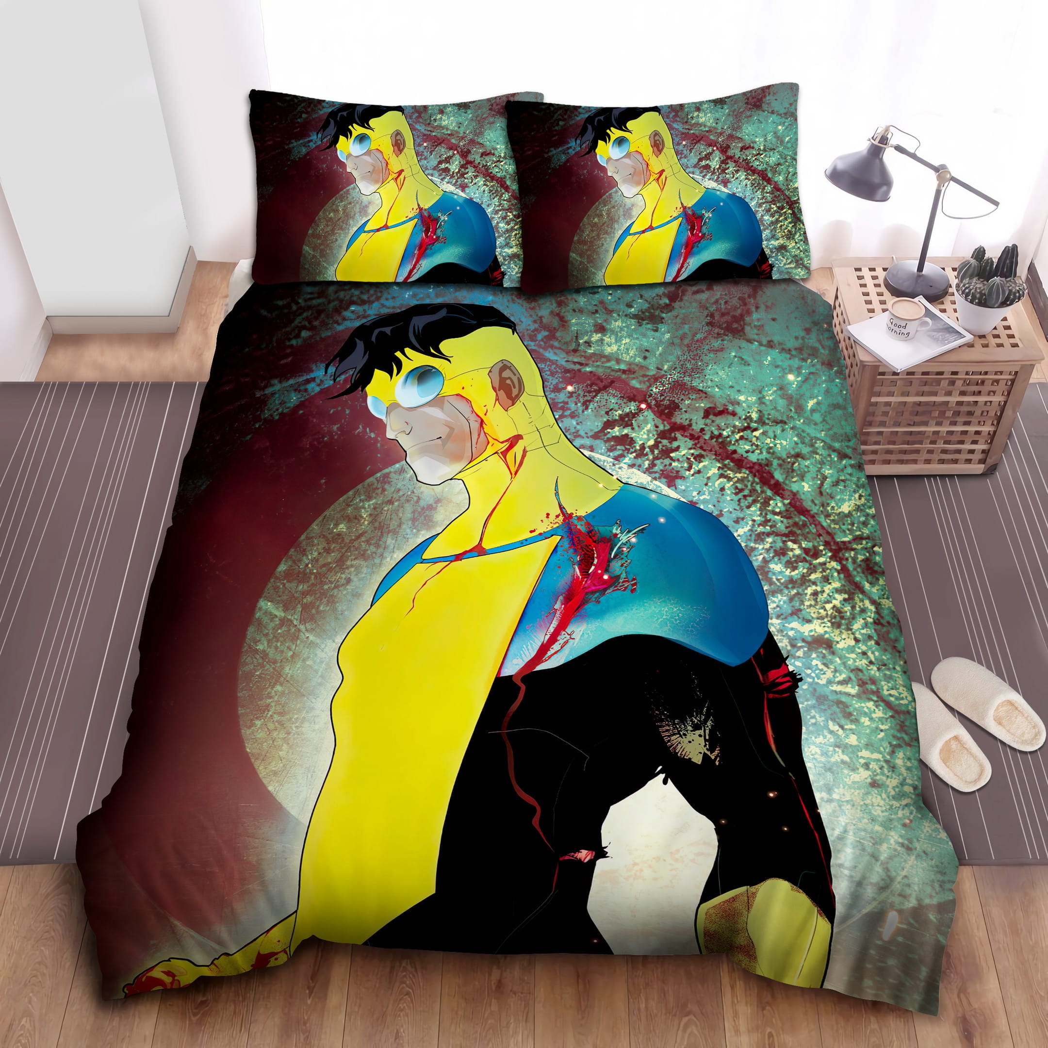 Invincible Decorative Bedding Sets with Duvet Cover, Flatsheet, Pillowcases