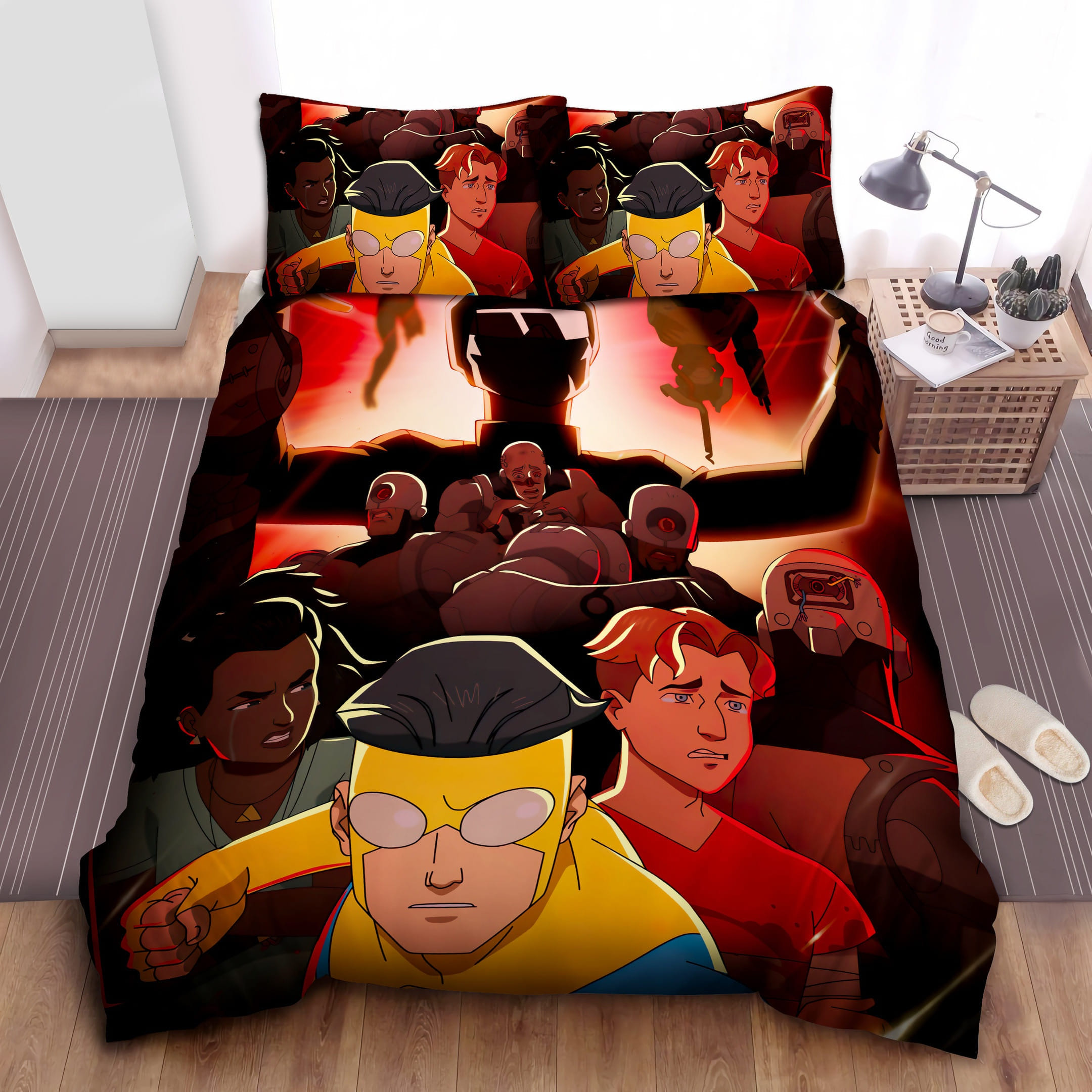 Invincible Poster Bedding Sets Duvet Cover, Flatsheet, Pillowcase For Your Lover