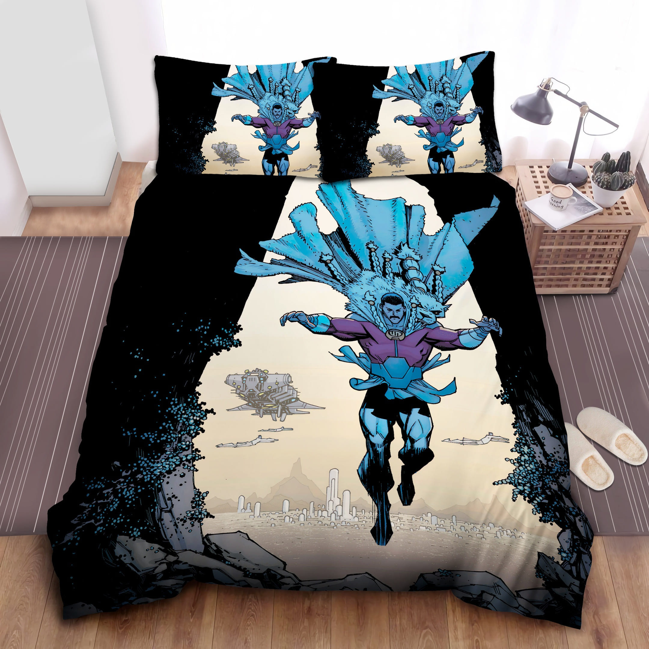 Invincible Blue Bedding Sets Duvet Cover, Flatsheet, Pillowcases For Every Bedroom