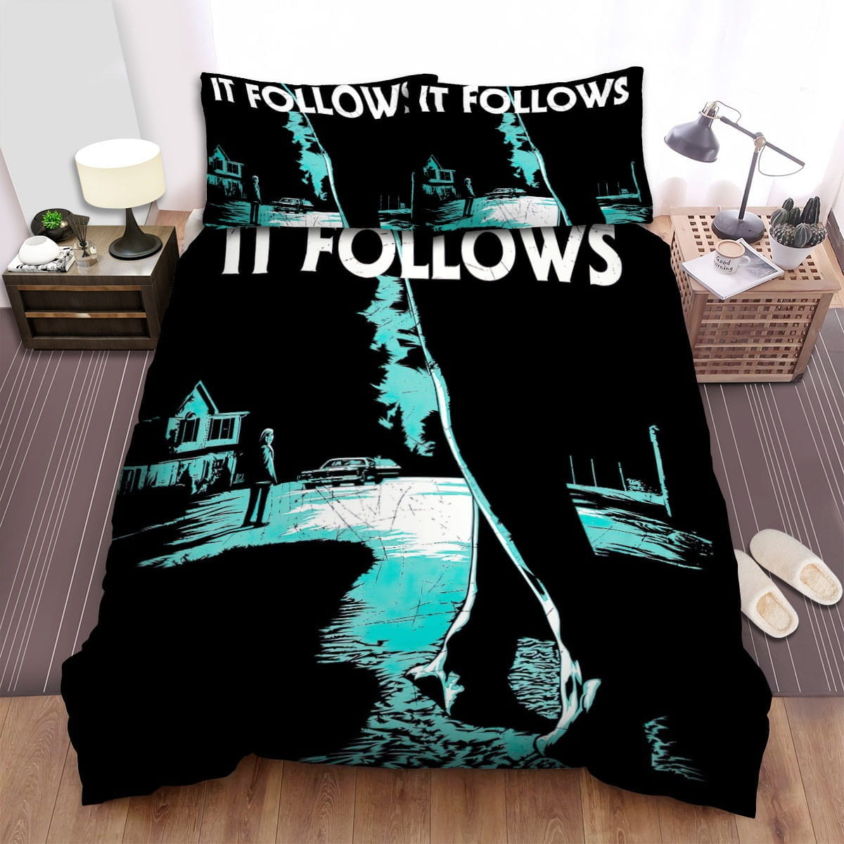 It Follows Leg Bedding Sets Duvet Cover, Flatsheet, Pillowcase For Your Lover