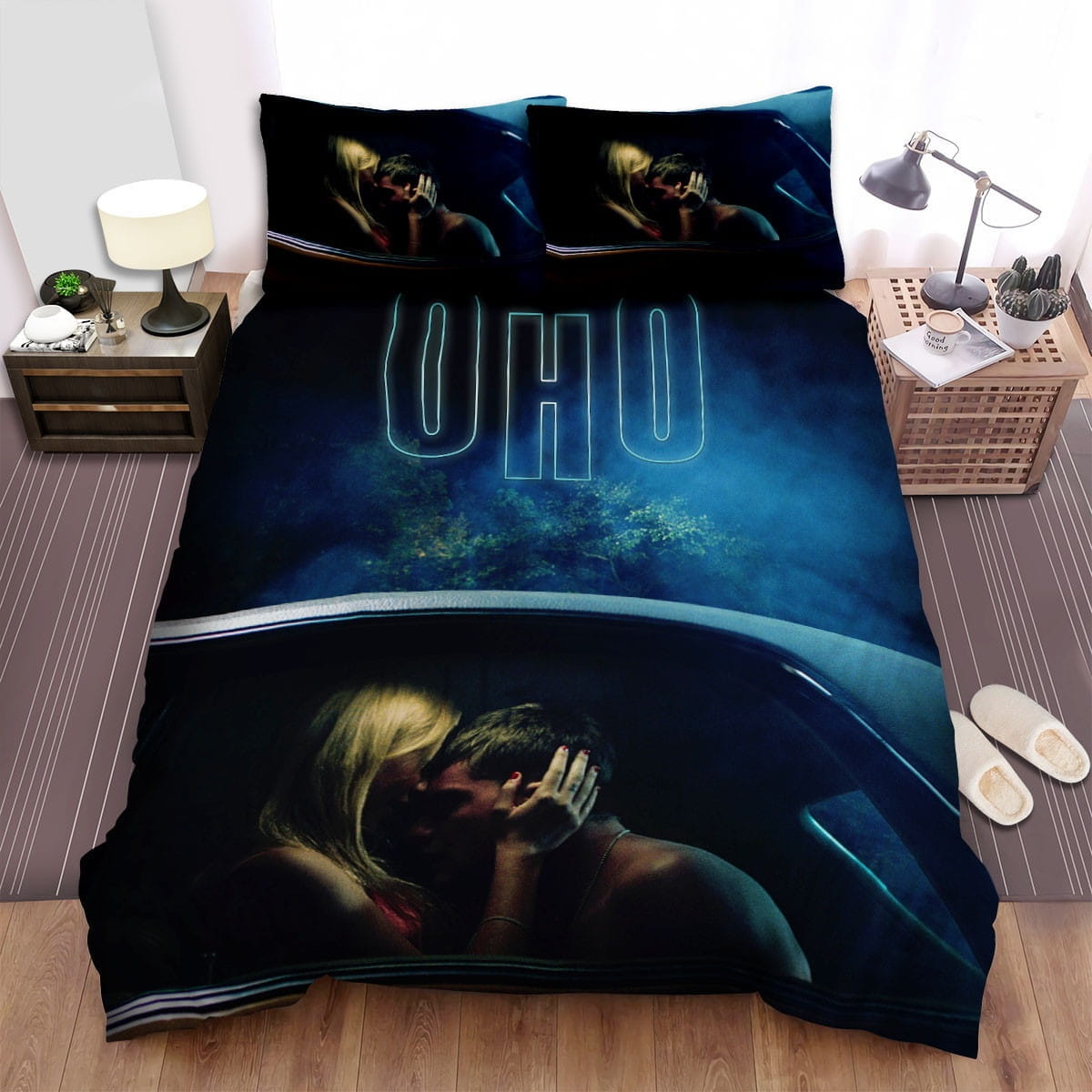 It Follows Love Bedding Sets, Flatsheet Gift For Christmas, Thanksgiving, Halloween