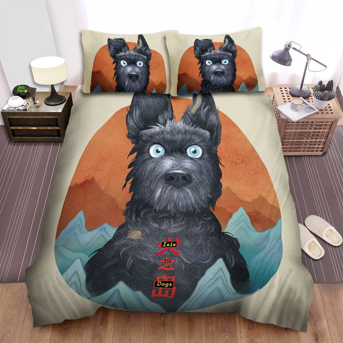 Isle Of Dogs Chief Poster Bedding Sets, Flatsheet Gift For Wife, Husband, Besties